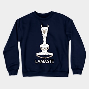 Meditating Lama (b) Crewneck Sweatshirt